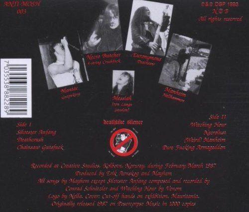 Mayhem - Deathcrush (EP) - CD - New - Image 2