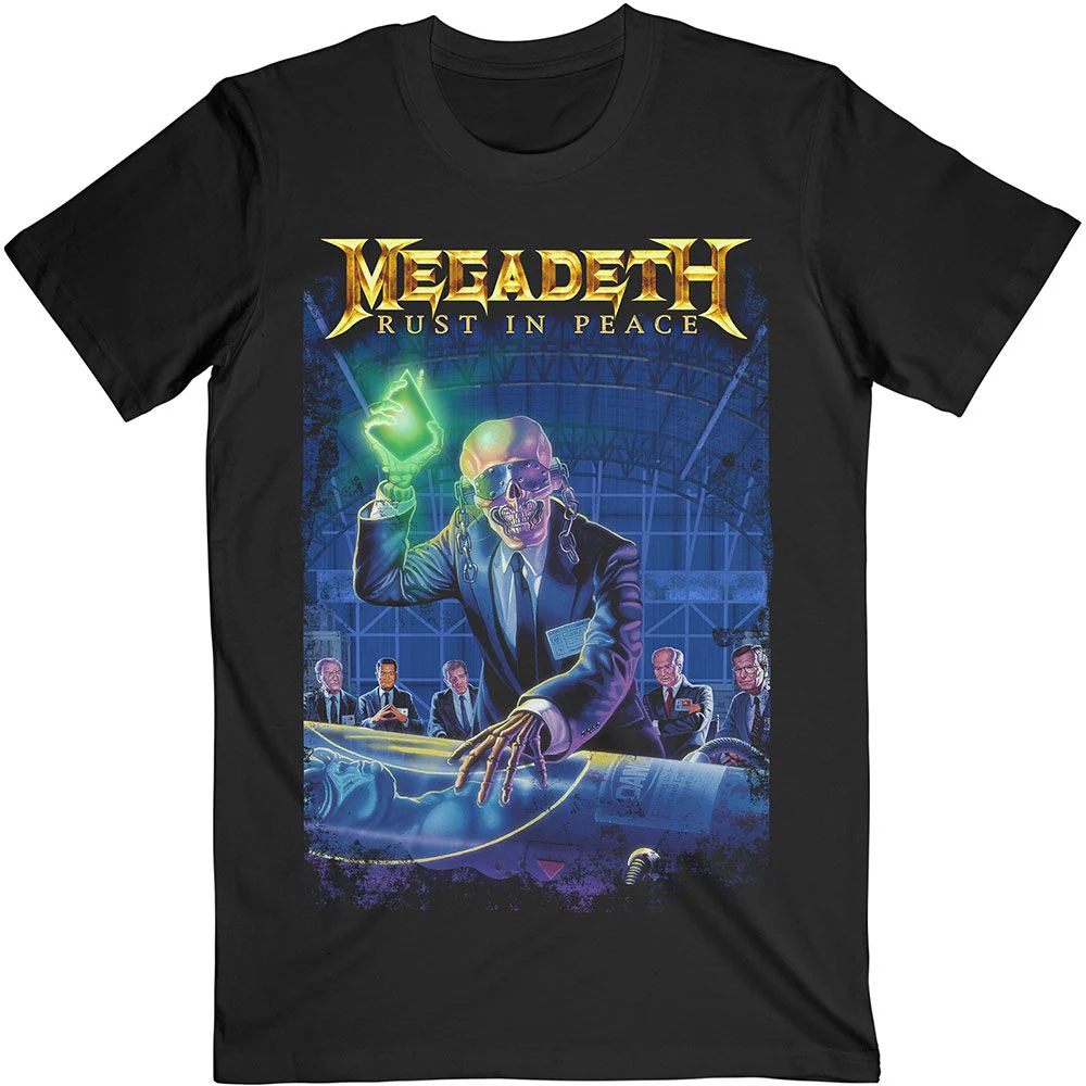 Megadeth - Rust In Peace 30th Anniversary Black Shirt - 100% Official Merchandise - Image 2
