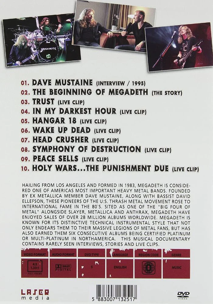 Megadeth - Story Of Megadeth, The (R0) - DVD - Music - Image 2