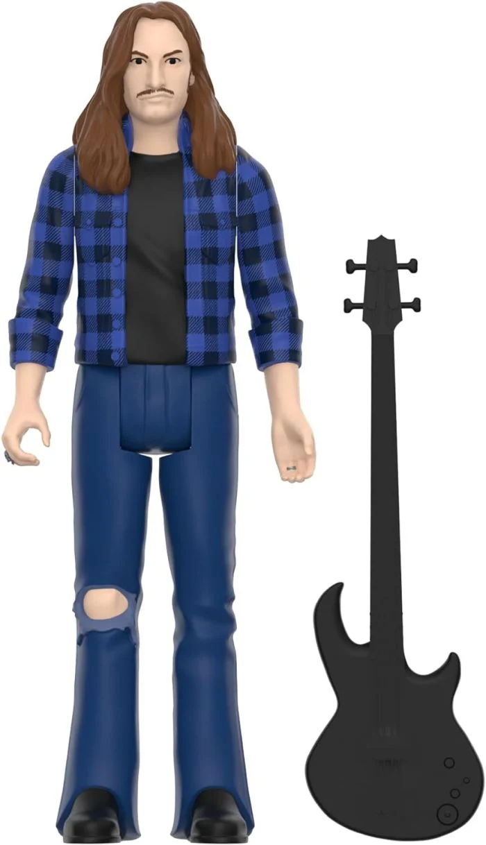 Metallica - Cliff Burton (Flannel Shirt) 3.75 inch Super7 ReAction Figure - Image 2