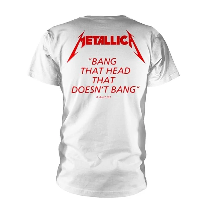 Metallica - Kill 'Em All White Shirt - 100% Official Merchandise - Image 2