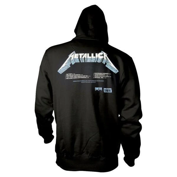 Metallica - Pullover Black Hoodie (Master Of Puppets) - 100% Official Merchandise - Image 2