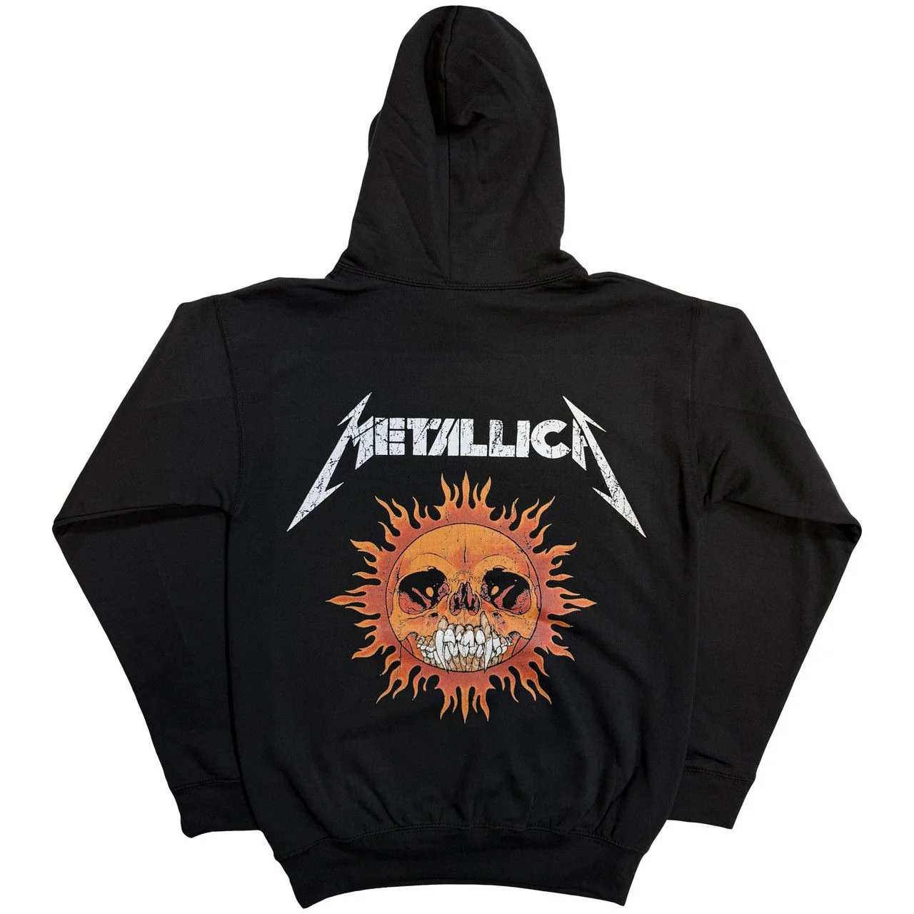 Metallica - Pullover Black Hoodie (Flaming Skull) - 100% Official Merchandise - Image 3