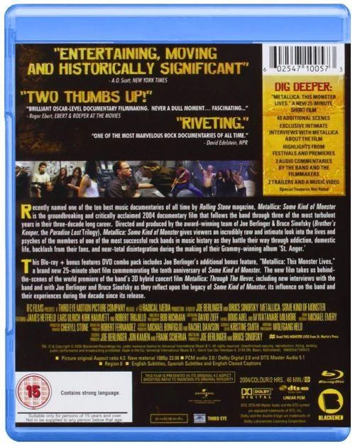 Metallica - Some Kind Of Monster (10th Ann. Ed. 2xBlu-Ray) (R0) - Blu-Ray - Music - Image 2