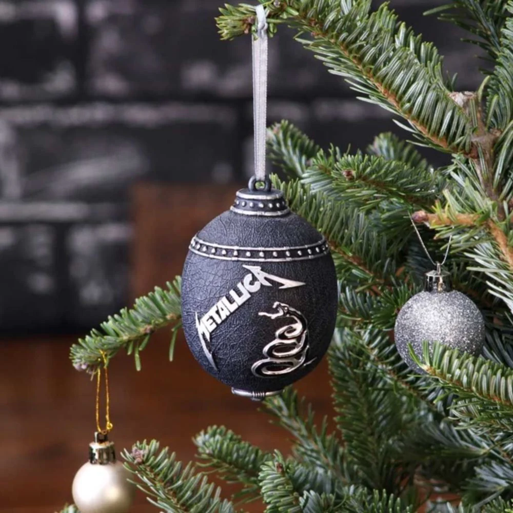 Metallica - The Black Album Hanging Xmas Ornament (135mm x 100mm x 100mm)