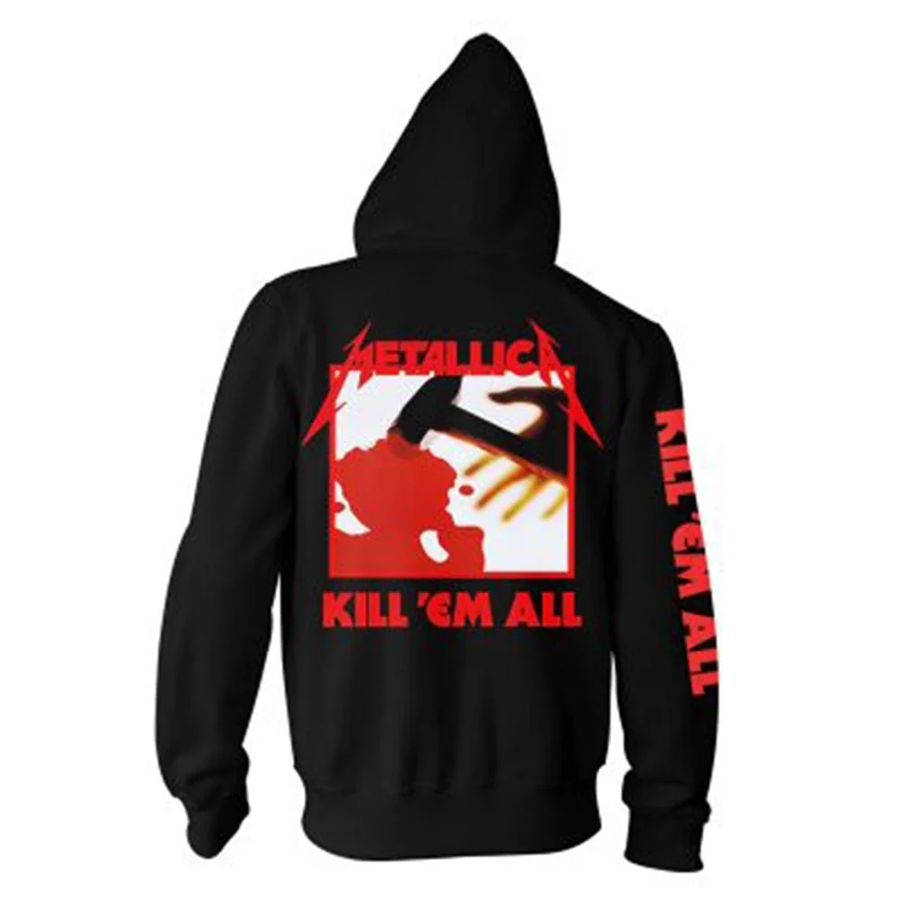 Metallica - Zip Black Hoodie (Kill 'em All) - 100% Official Merchandise - Image 2