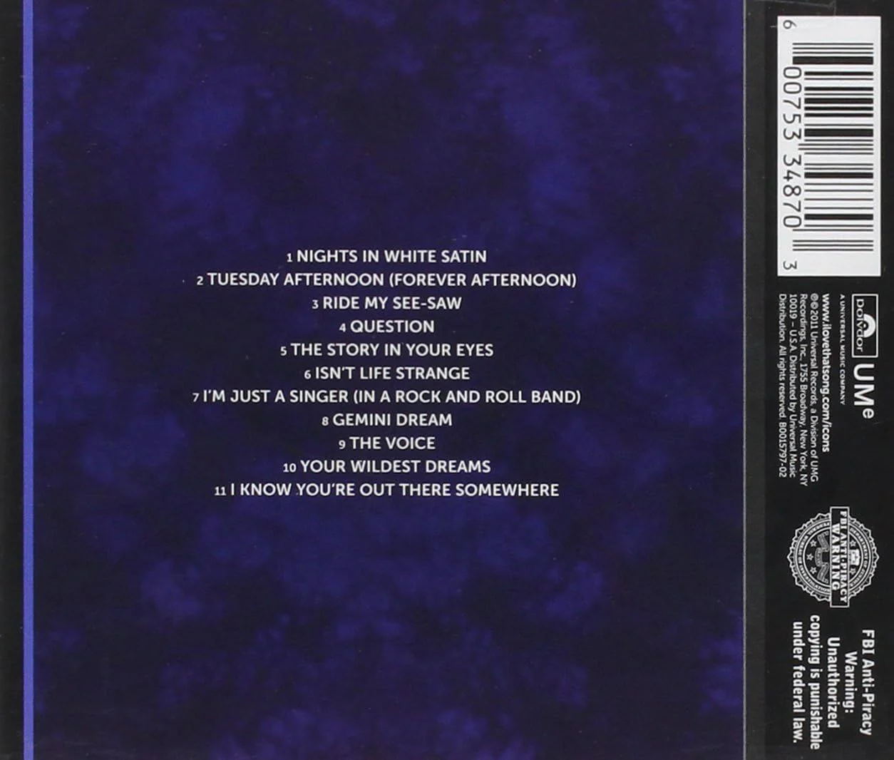 Moody Blues - Icon - CD - New - Image 2