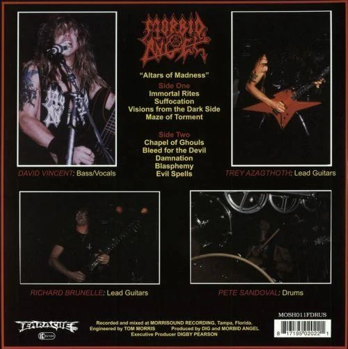 Morbid Angel - Altars Of Madness (U.S. FDR rem. gatefold reissue) - Vinyl - New - Image 2
