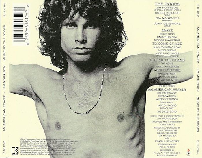 Doors/Morrison, Jim - American Prayer, An - CD - New - Image 2