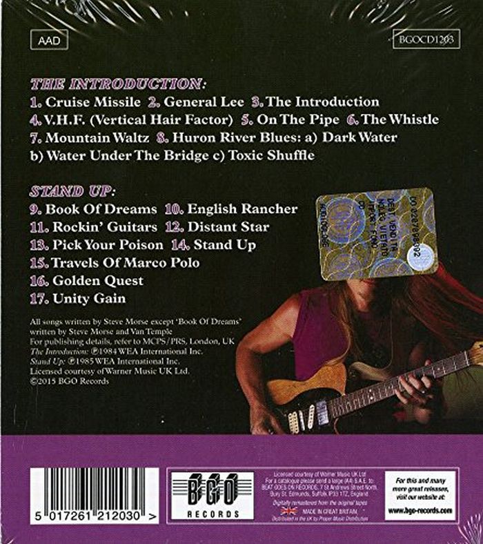 Morse, Steve Band - Introduction, The/Stand Up (2015 remastered reissue) - CD - New - Image 2