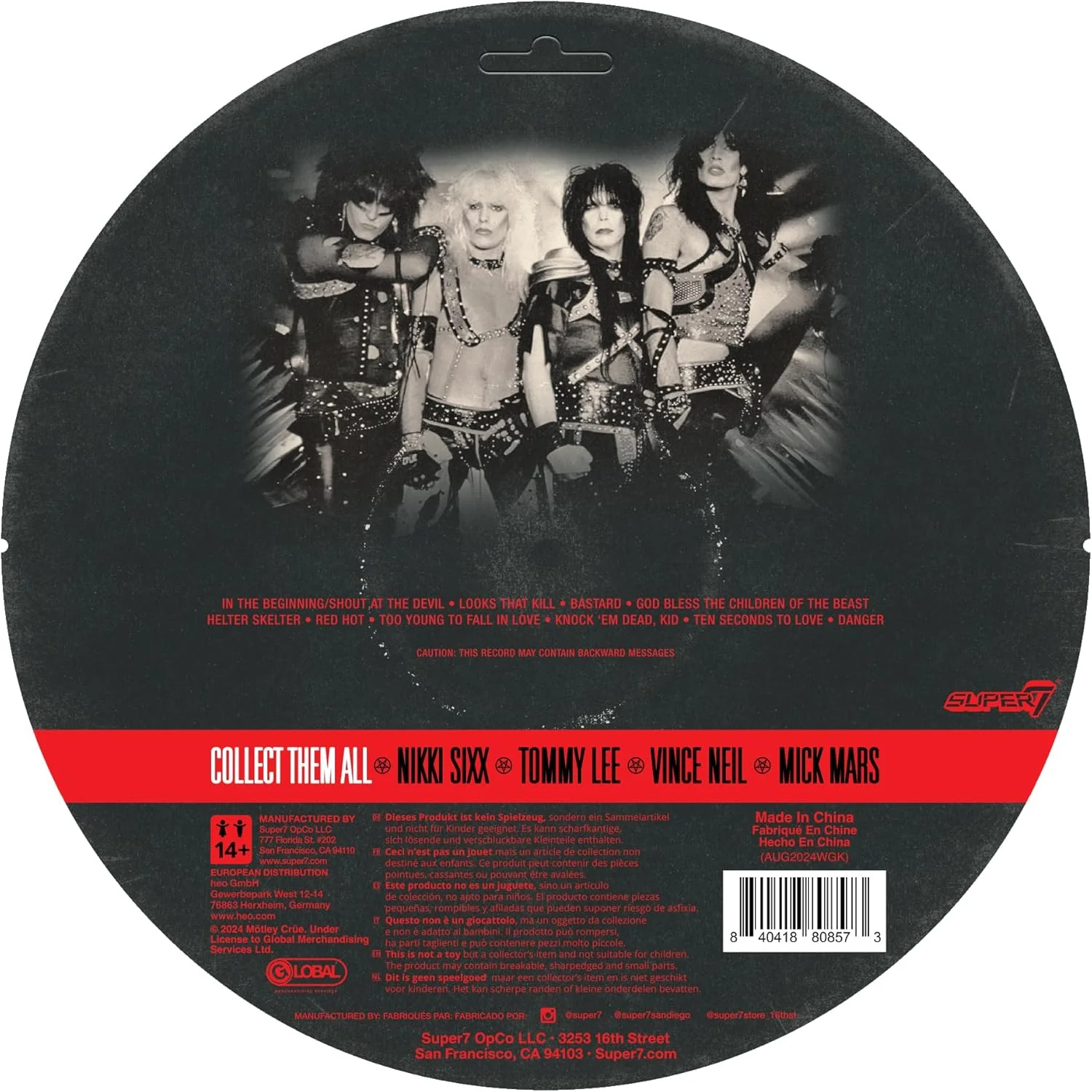 Motley Crue - Mick Mars (Shout At The Devil - Wave 2) 3.75 inch Super7 ReAction Figure - Image 3