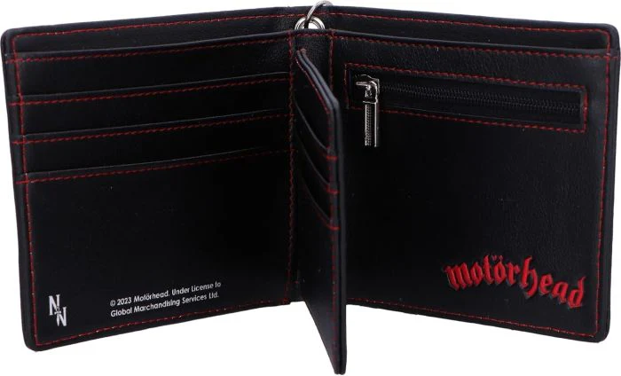 Motorhead - Bomber - Bi-Fold Wallet with Chain - Leather - Image 4