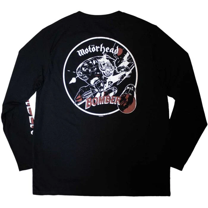 Motorhead - Bomber Long Sleeve Black Shirt - 100% Official Merchandise - Image 3