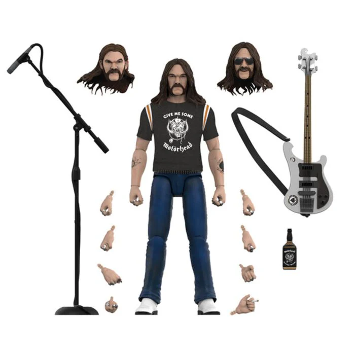 Motorhead - Lemmy (Wave 2 - 1981 Tour) ULTIMATES! 7 inch Super7 ReAction Figure - Image 2
