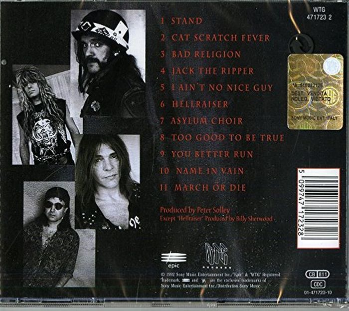 Motorhead - March Or Die (Euro.) - CD - New - Image 2