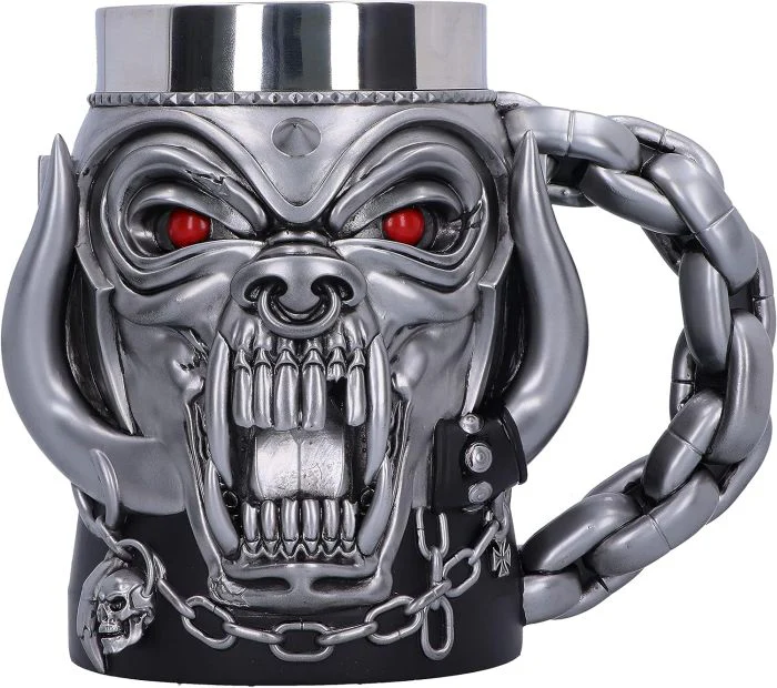 Motorhead - Tankard Snaggletooth - Pint (560ml) 14.5cm high quality resin cast w. removable stainless steel insert - Image 2
