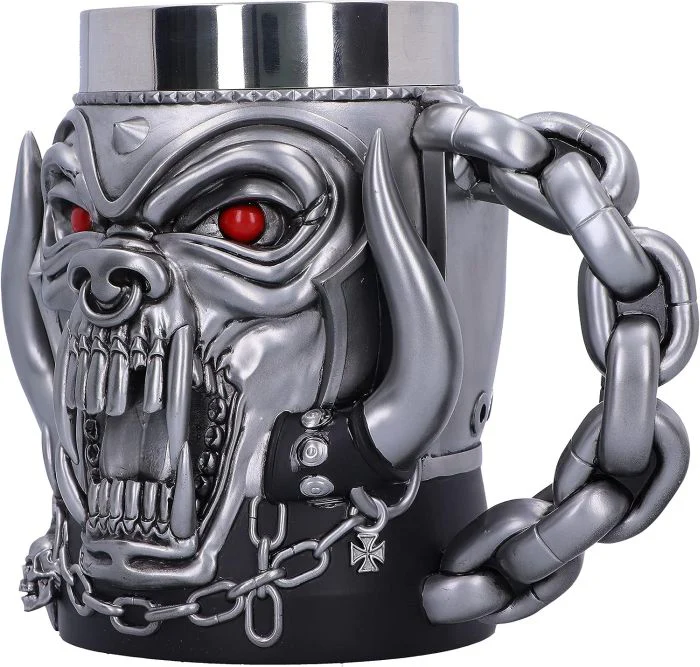 Motorhead - Tankard Snaggletooth - Pint (560ml) 14.5cm high quality resin cast w. removable stainless steel insert - Image 3