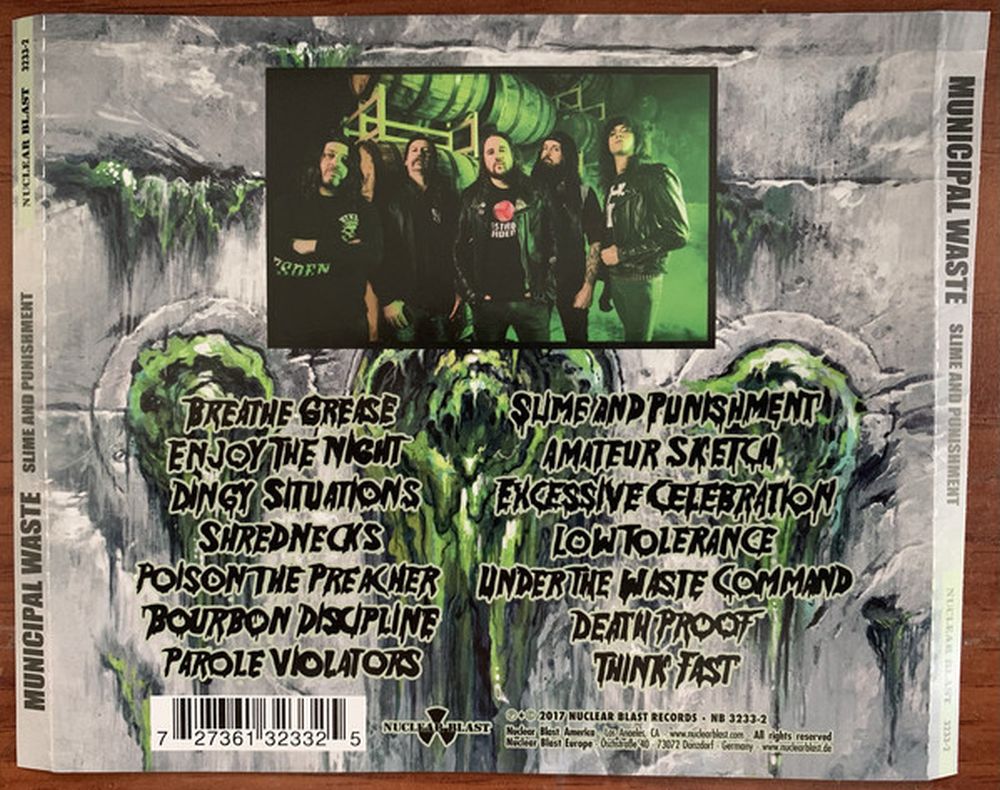 Municipal Waste - Slime And Punishment (U.S.) - CD - New - Image 2