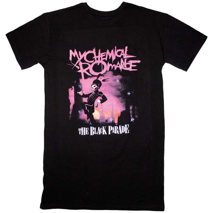 My Chemical Romance - March Womens Fitted Black Dress Shirt - 100% Official Merchandise - Image 3