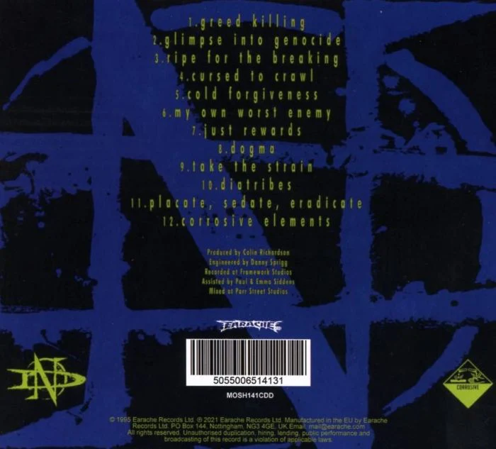 Napalm Death - Diatribes (2021 reissue) - CD - New - Image 2