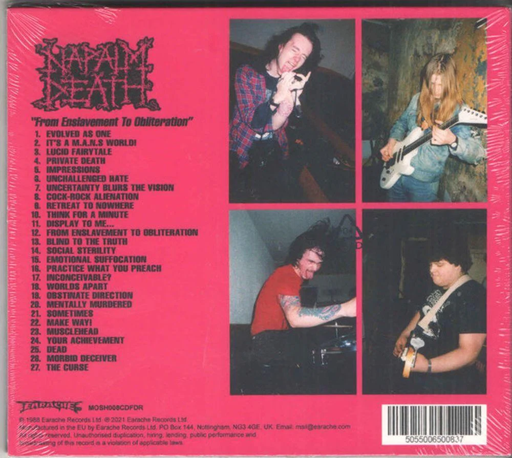Napalm Death - From Enslavement To Obliteration (2021 FDR rem.) - CD - New - Image 2