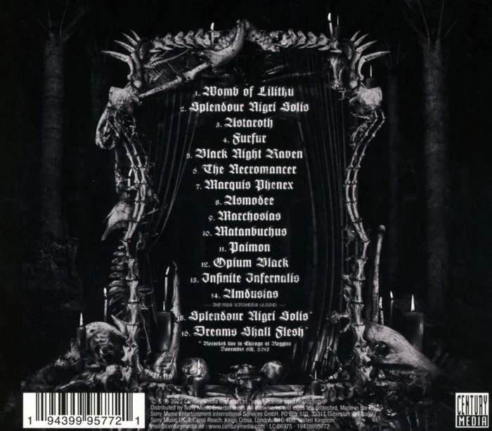 Necrophobic - Womb Of Lilithu (Euro. 2022 reissue with slipcase & 2 bonus tracks) - CD - New - Image 2