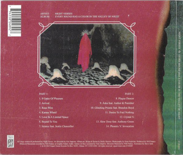 Night Verses - Every Sound Has A Color In The Valley Of Night - CD - New - Image 2