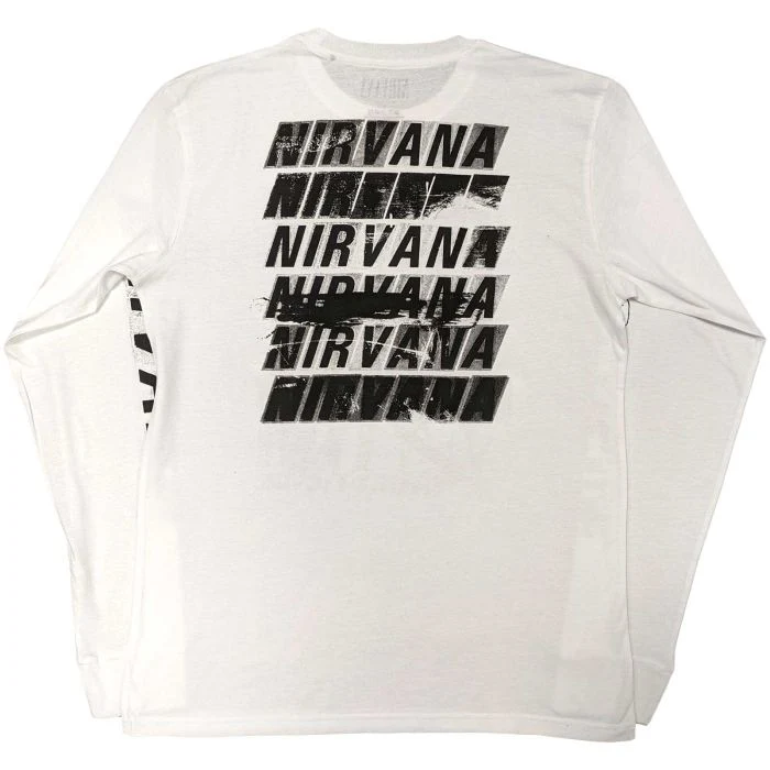Nirvana - Incesticide White Long Sleeve Shirt - 100% Official Merchandise - Image 3