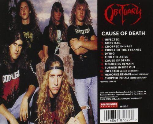 Obituary - Cause Of Death - CD - New - Image 2