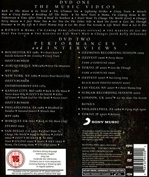 Osbourne, Ozzy - Memoirs Of A Madman (2DVD) (U.S.) (R0) - DVD - Music - Image 2
