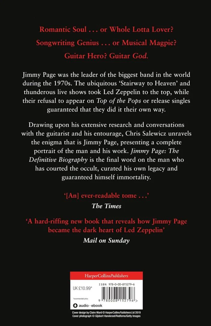 Page, Jimmy - Salewicz, Chris - Definitive Biography, The (PB) - Book - New - Image 2