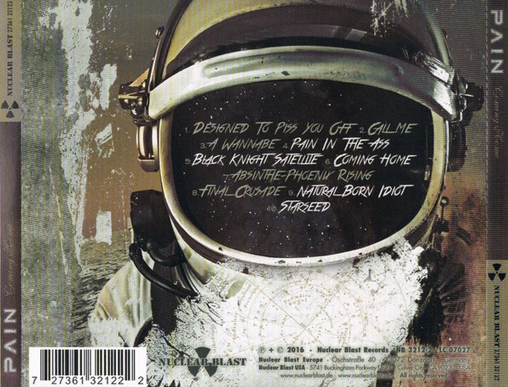 Pain - Coming Home - CD - New - Image 2