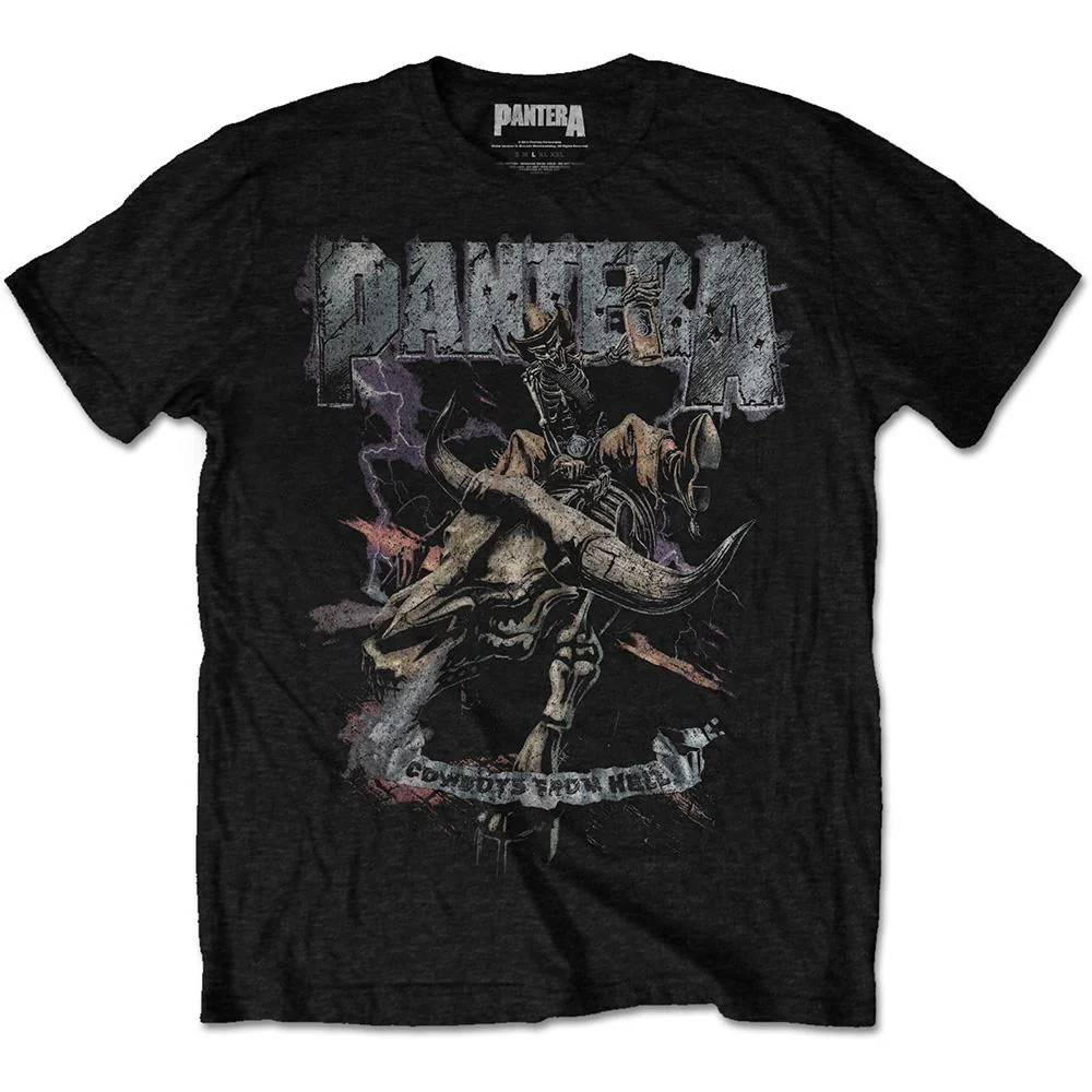 Pantera - Vintage Rider CFH Black Shirt - 100% Official Merchandise - Image 2