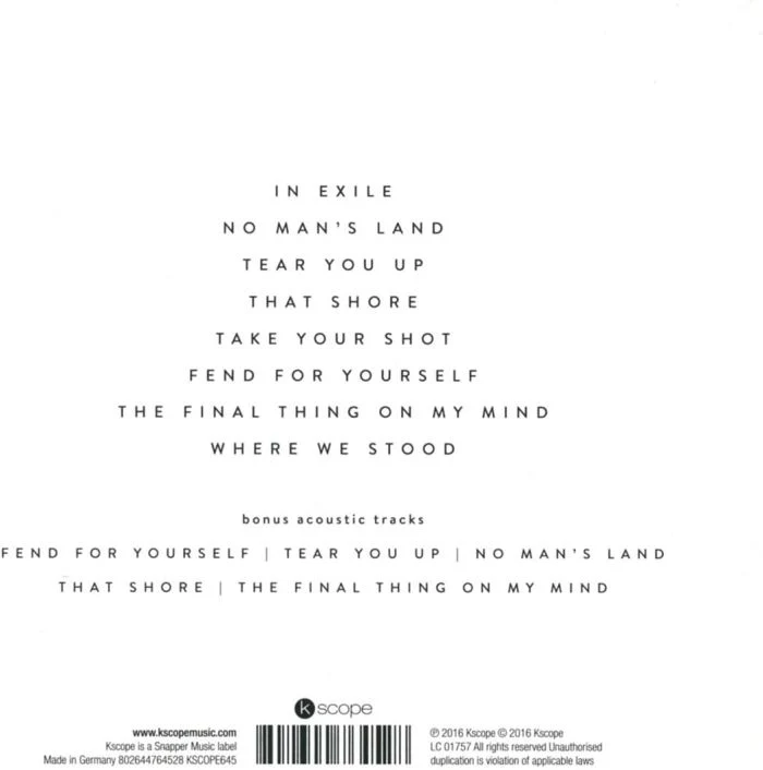 Pineapple Thief - Your Wilderness (2019 reissue with 5 bonus tracks) - CD - New - Image 2
