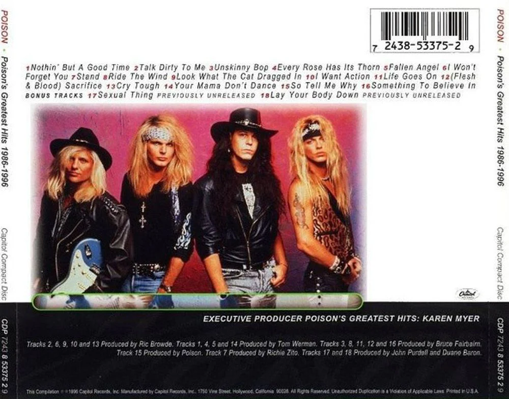 Poison - Poison's Greatest Hits 1986-1996 - CD - New - Image 2