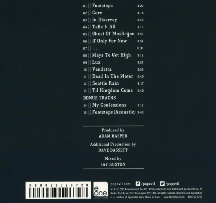 Pop Evil - Up (Deluxe Ed. with 2 bonus tracks) - CD - New - Image 2
