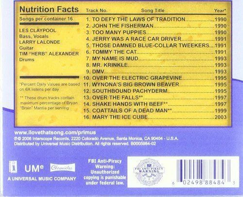Primus - They Can't All Be Zingers - CD - New - Image 2