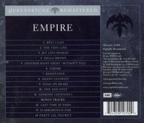 Queensryche - Empire (rem. w. 3 bonus tracks) - CD - New - Image 2