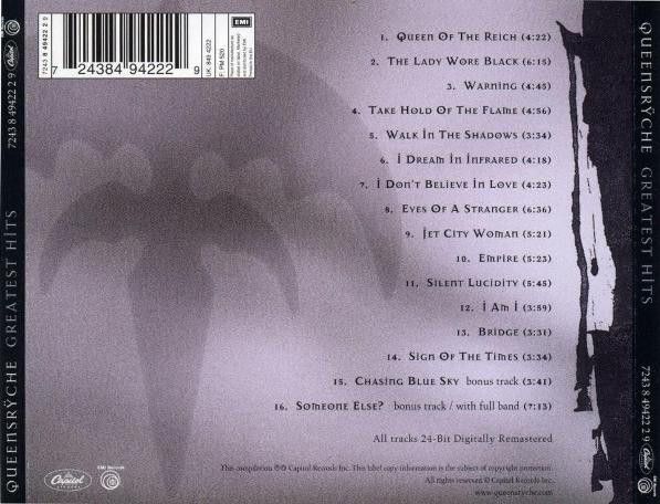 Queensryche - Greatest Hits - CD - New - Image 2