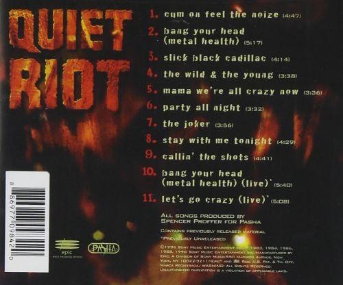 Quiet Riot - Greatest Hits - CD - New - Image 2
