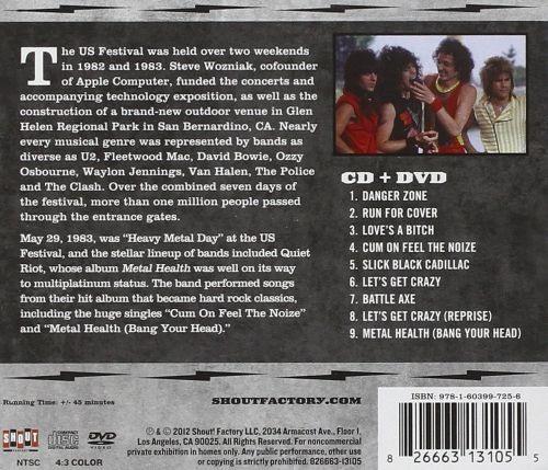 Quiet Riot - Live At The US Festival 1983 (CD/DVD) - CD - New - Image 2