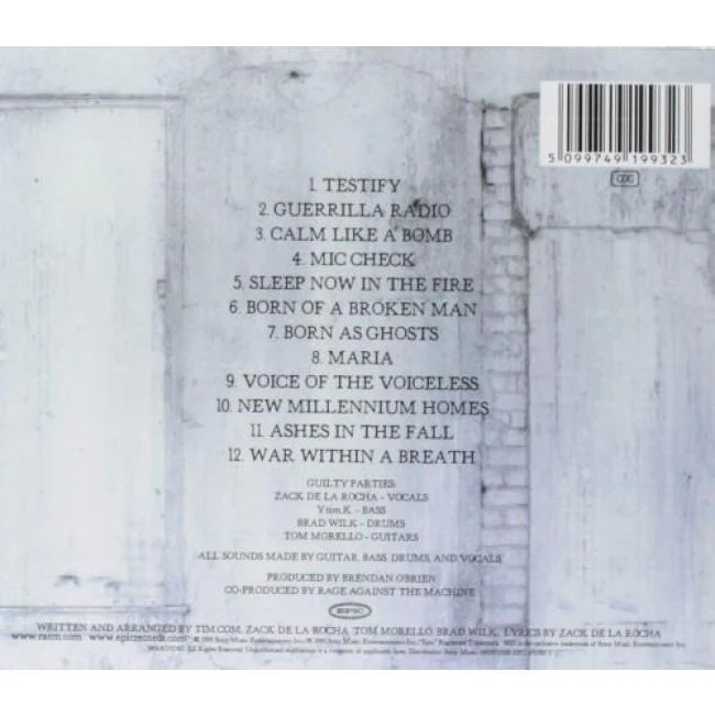 Rage Against The Machine - Battle Of Los Angeles, The (2016 reissue) - CD - New - Image 2