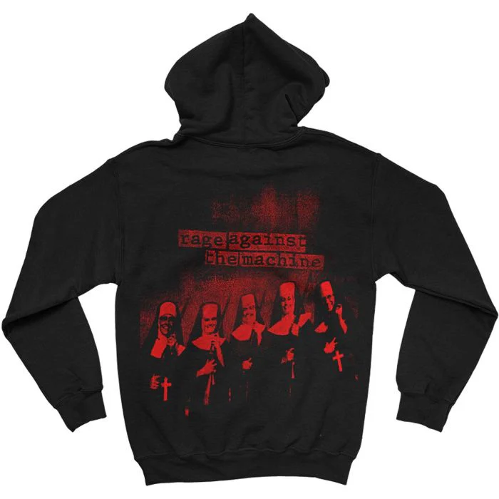 Rage Against The Machine - Pullover Black Hoodie (Nuns) - 100% Official Merchandise - Image 3