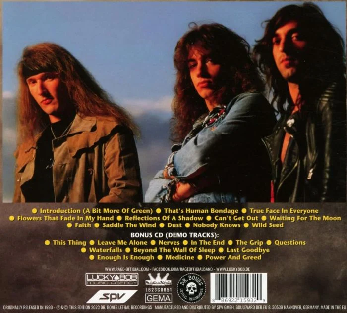 Rage - Reflections Of A Shadow (2023 2CD reissue) - CD - New - Image 2