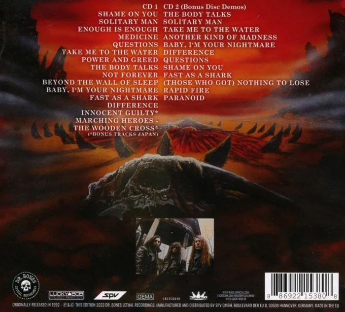 Rage - Trapped! (2023 2CD reissue) - CD - New - Image 2