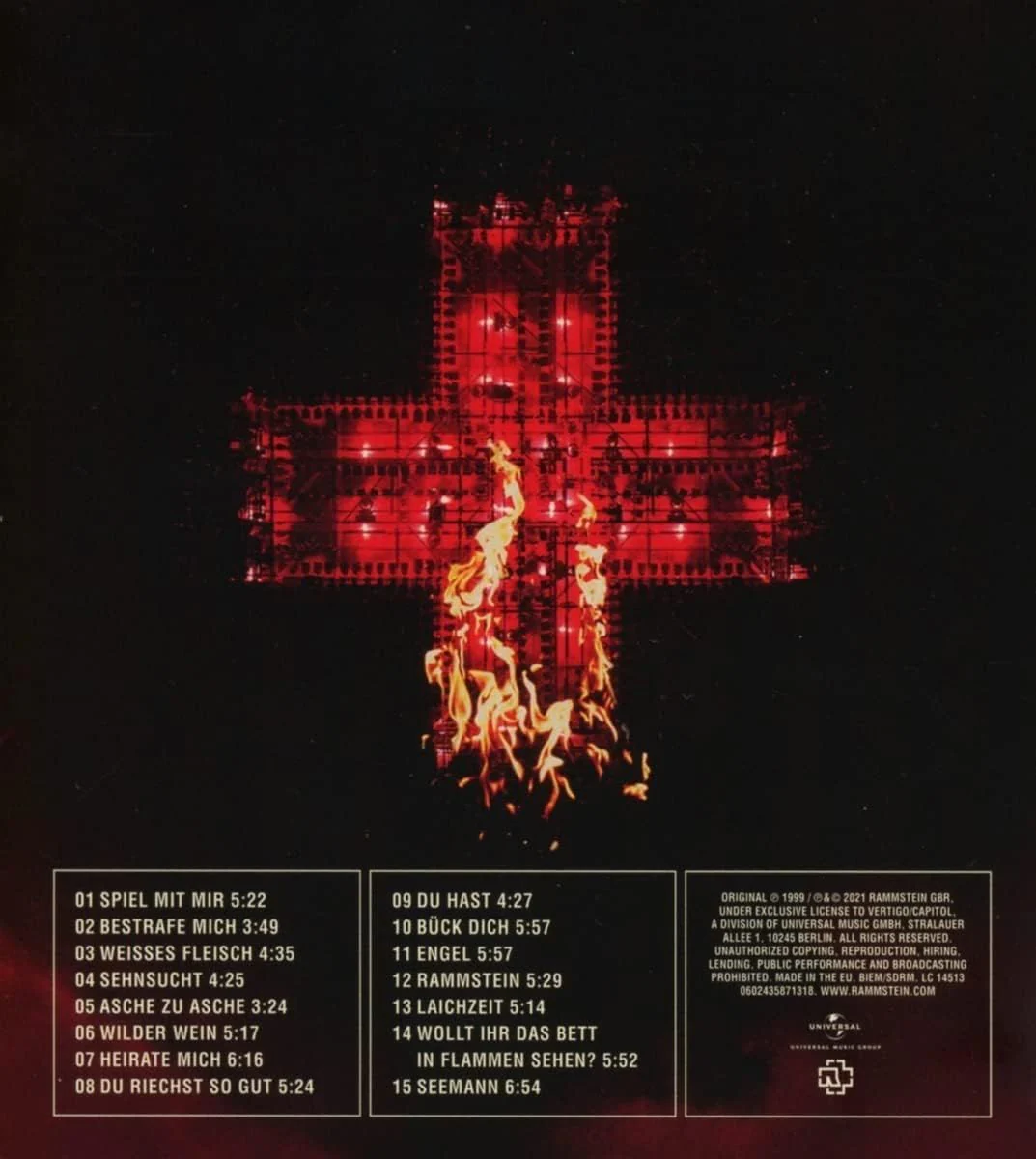 Rammstein - Live Aus Berlin (2021 digipak reissue) - CD - New - Image 2