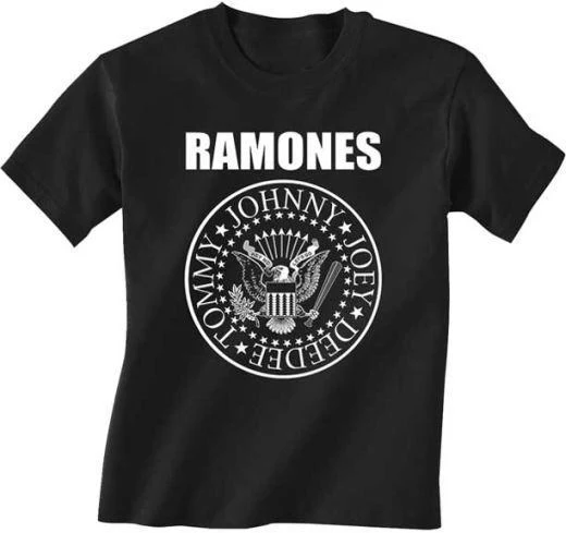 Ramones - Presidential Seal Logo Toddler and Youth Black Shirt - 100% Official Merchandise - Image 2