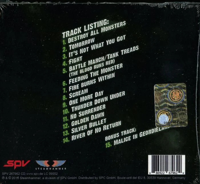 Raven - Extermination (digipak with bonus track) - CD - New - Image 2