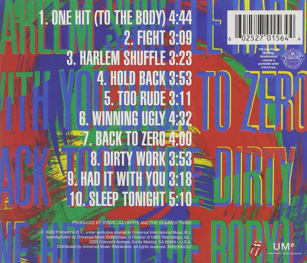Rolling Stones - Dirty Work (2009 remastered reissue) - CD - New - Image 2