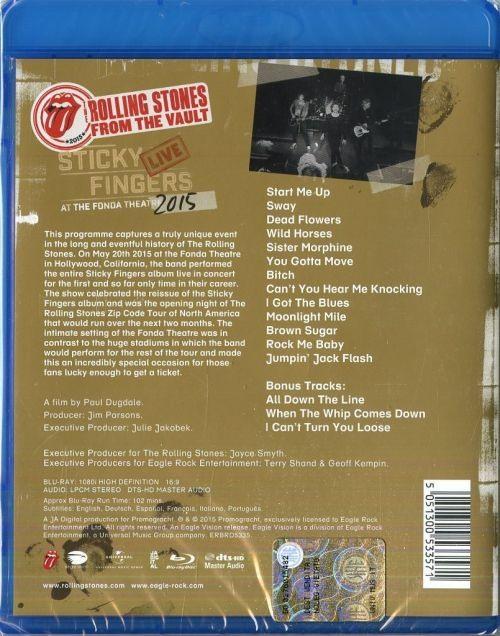 Rolling Stones - Sticky Fingers - Live At The Fonda Theatre 2015 (RA/B/C) - Blu-Ray - Music - Image 2